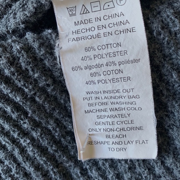 MICHAEL KORS CASUAL WAFFLE KNIT COWL NECK SWEATER - Picture 9 of 12